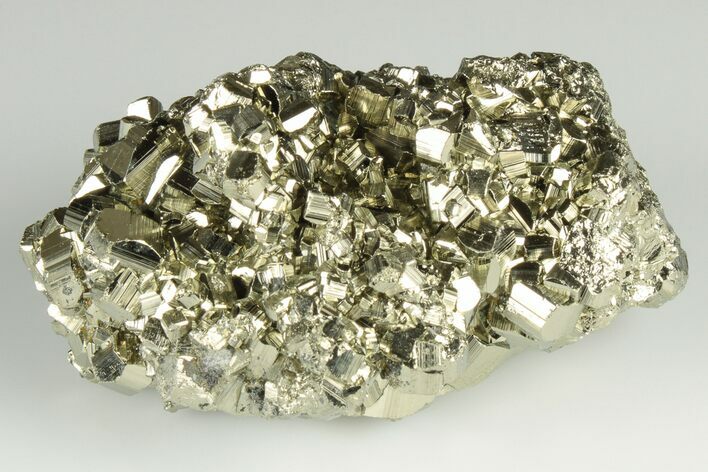 Shimmering Pyrite Crystal Cluster - Peru #190944